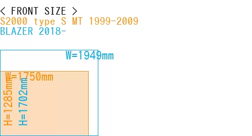 #S2000 type S MT 1999-2009 + BLAZER 2018-